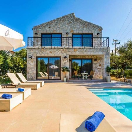 Astarte Villas - Petra Elia Private Villa With Pool Plános Buitenkant foto