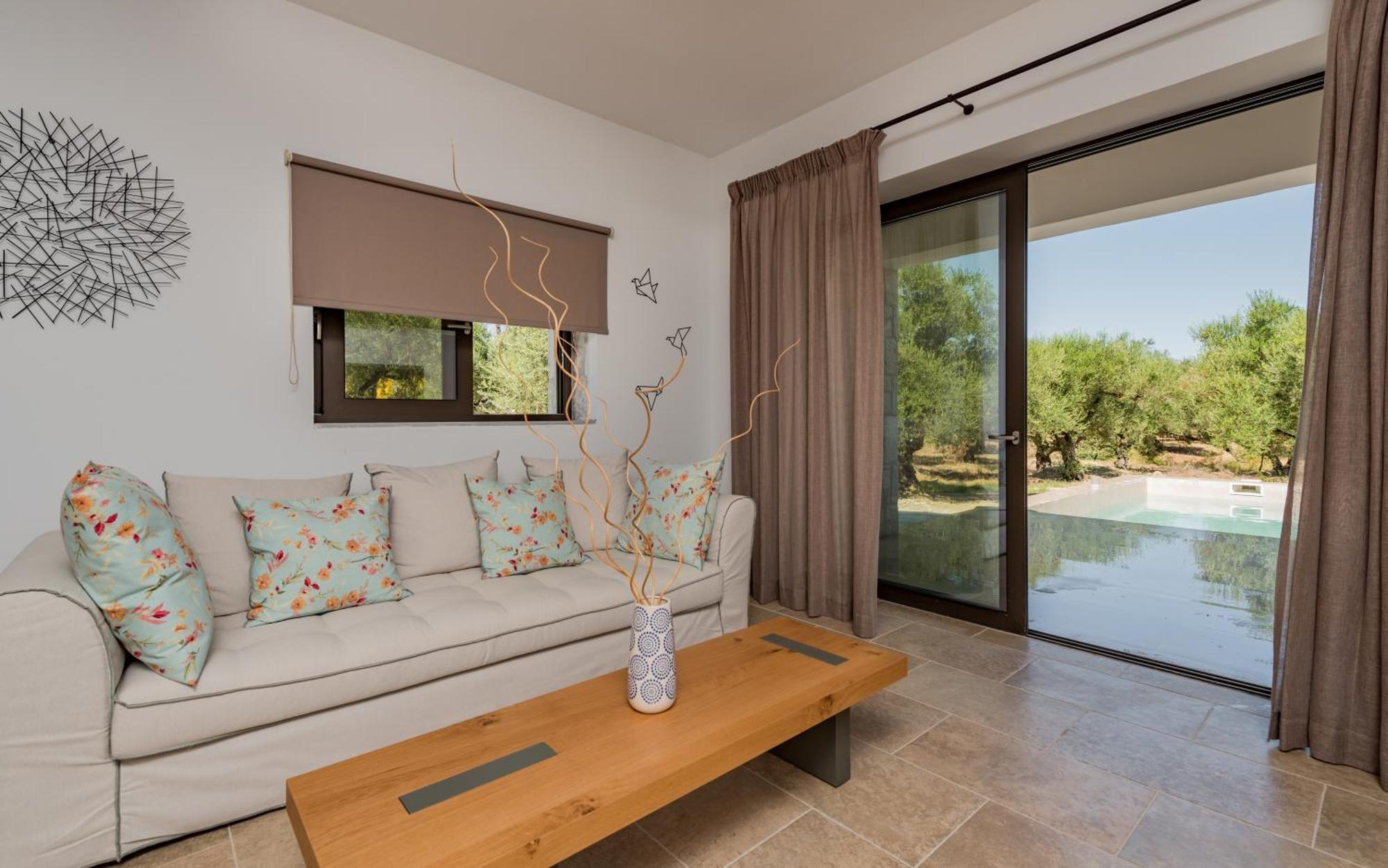 Astarte Villas - Petra Elia Private Villa With Pool Plános Buitenkant foto