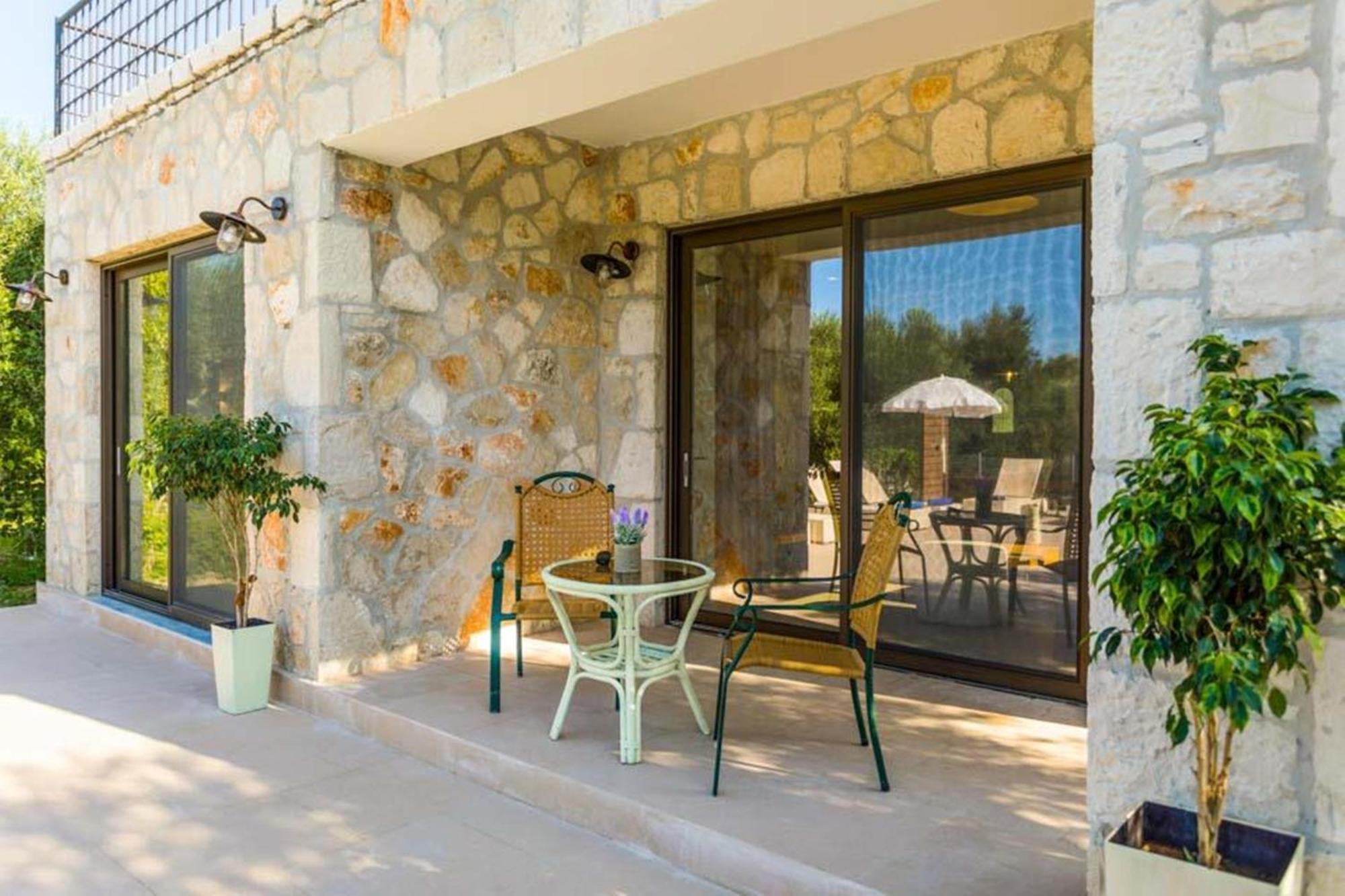 Astarte Villas - Petra Elia Private Villa With Pool Plános Buitenkant foto