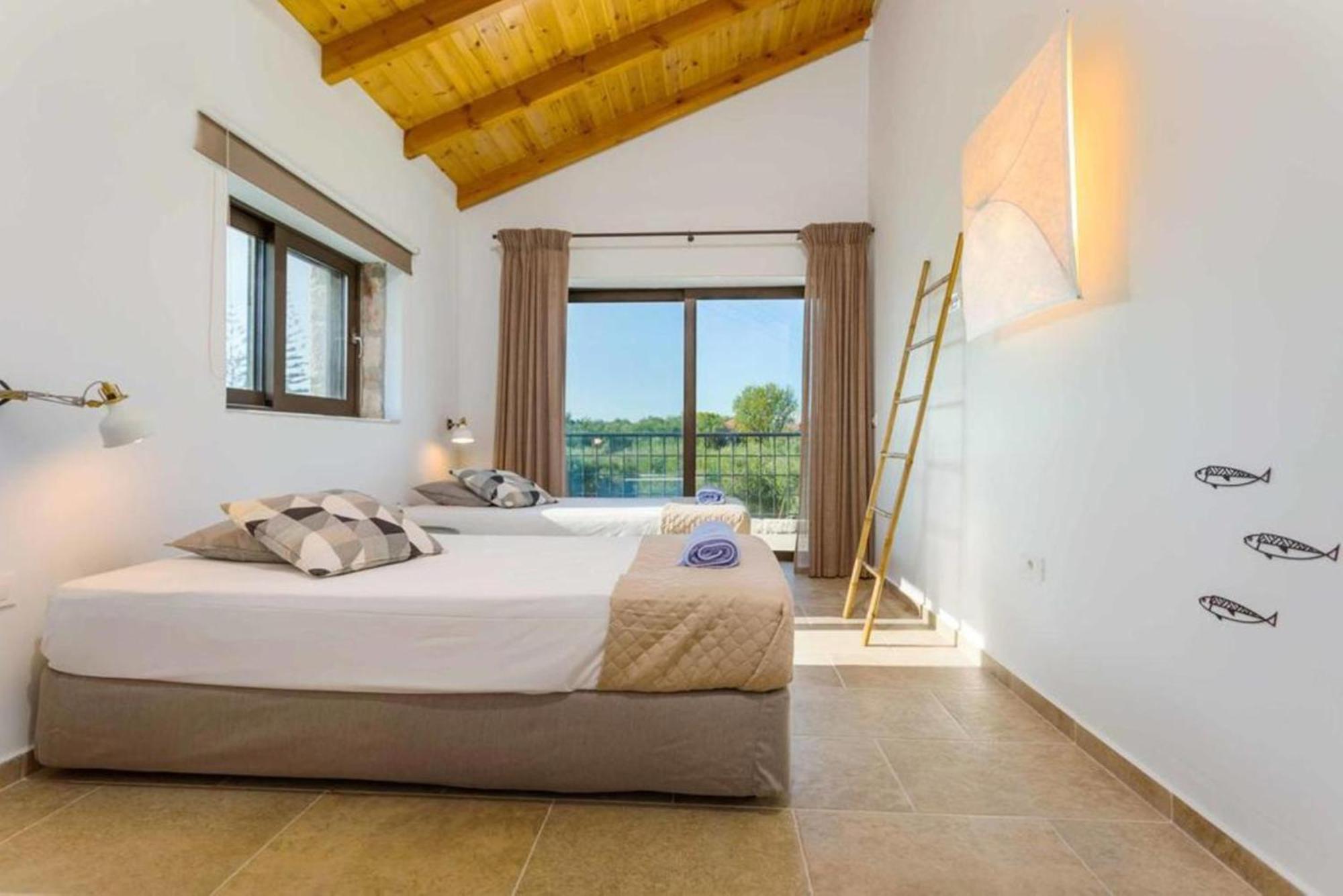 Astarte Villas - Petra Elia Private Villa With Pool Plános Buitenkant foto